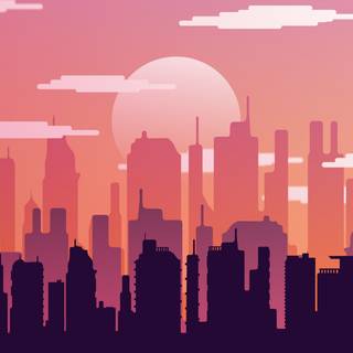 Simple city wallpaper