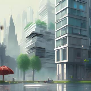 Simple city wallpaper