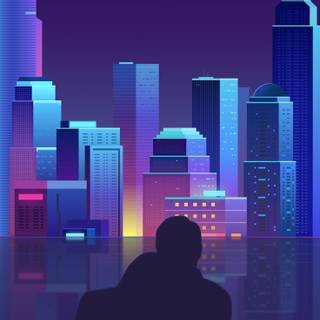 Simple city wallpaper