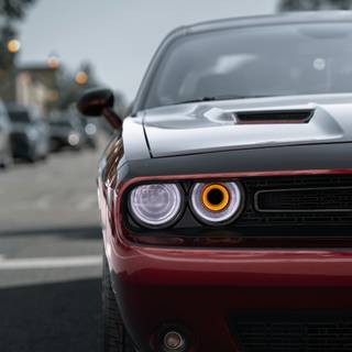 Dodge black 4k wallpaper