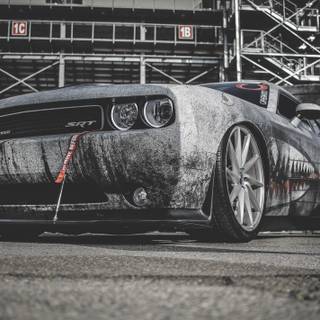 Dodge black 4k wallpaper