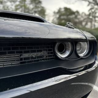 Dodge black 4k wallpaper