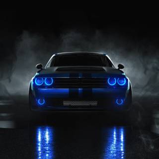 Dodge black 4k wallpaper
