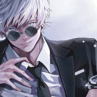 Gojo manga PC wallpaper