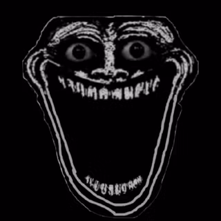 Scary troll face wallpaper