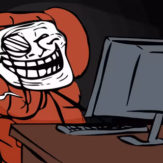 Troll face 4k wallpaper