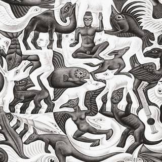 Anamorphic wallpaper