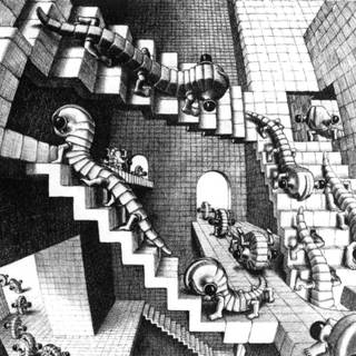 MC Escher 4k wallpaper