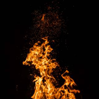 Flames iPhone wallpaper