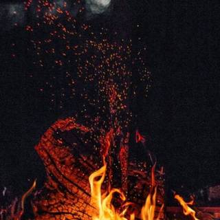 Flames iPhone wallpaper