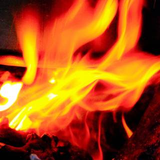 Flames iPhone wallpaper