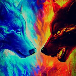 Flames iPhone wallpaper