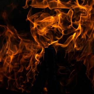 Flames iPhone wallpaper