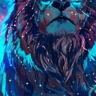 Cool lion iPhone wallpaper
