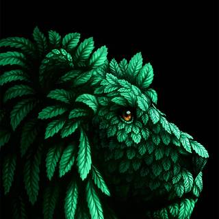 Cool lion iPhone wallpaper