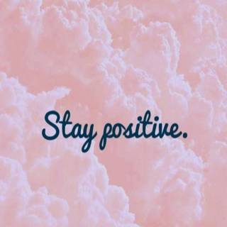 Positive iPhone wallpaper