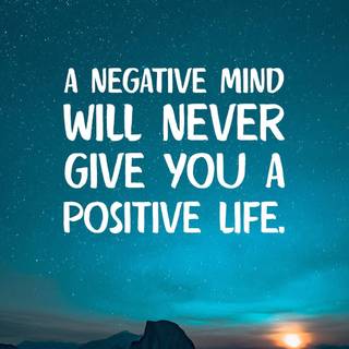 Positive iPhone wallpaper