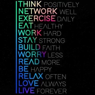 Positive iPhone wallpaper