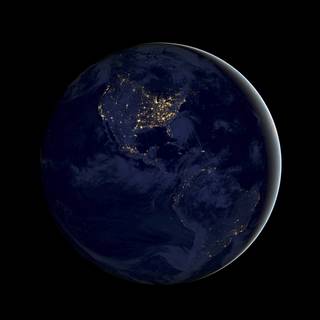 iPhone black planet wallpaper