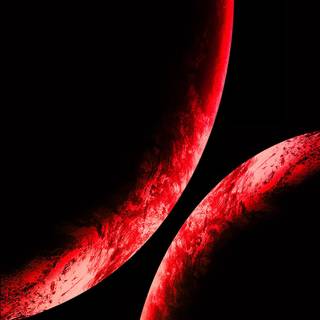 iPhone black planet wallpaper