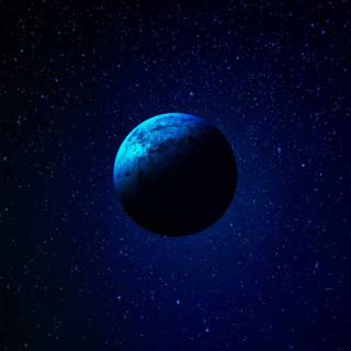 iPhone black planet wallpaper