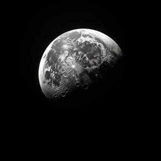 iPhone black planet wallpaper