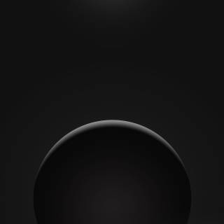 iPhone black planet wallpaper