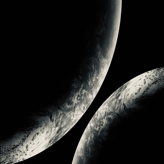 iPhone black planet wallpaper