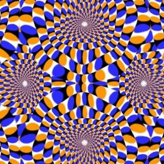 Optical illusion iPhone wallpaper