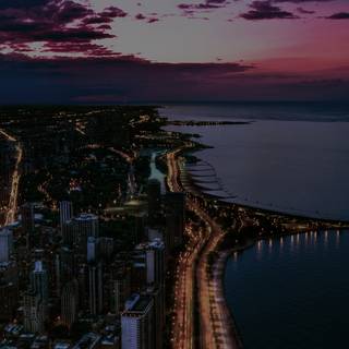 iPhone night beach wallpaper