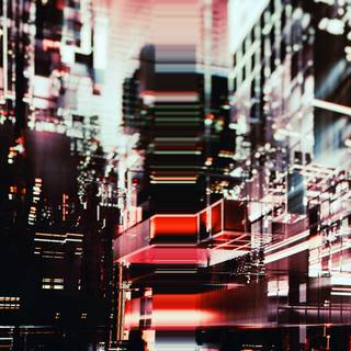 iPhone black red wallpaper