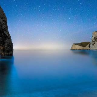 iPhone night beach wallpaper