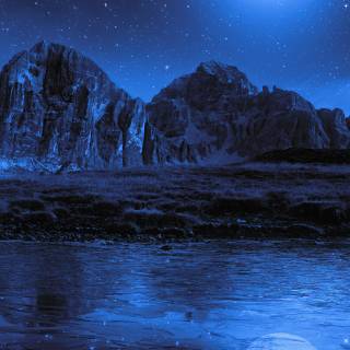 iPhone night beach wallpaper