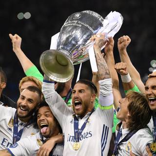 Real Madrid trophy wallpaper