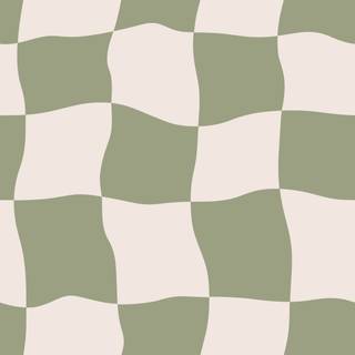 Sage green checkered wallpaper