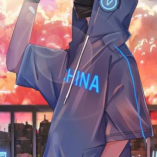 Headphones and hoodies anime boys wallpaper