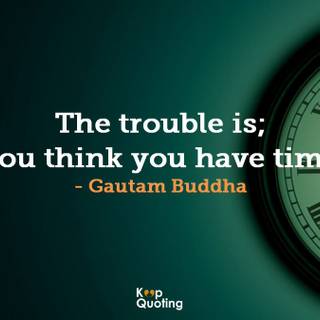 Value of time wallpaper