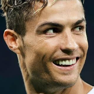 Cristiano Ronaldo noodle hair wallpaper