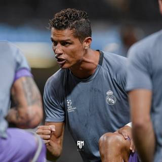 Cristiano Ronaldo noodle hair wallpaper