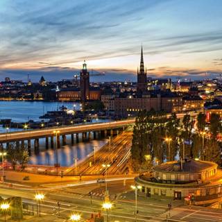 Europe night wallpaper