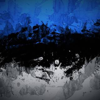 White black and blue wallpaper