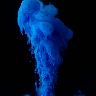 White black and blue wallpaper