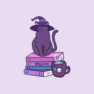 Harry Potter aesthetic purple wallpaper