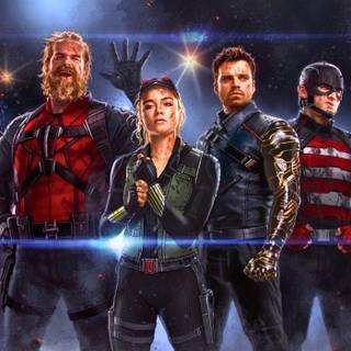 Marvel Thunderbolts 2025 movie wallpaper
