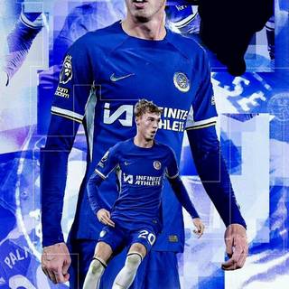 Chelsea players 24/25 wallpaper