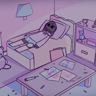 Pink weirdcore wallpaper