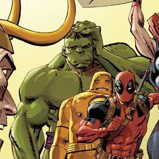 Thor and Deadpool wallpaper