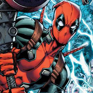 Thor and Deadpool wallpaper