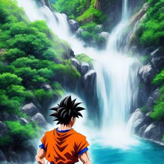Goku meditation wallpaper