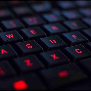 Red keyboard wallpaper